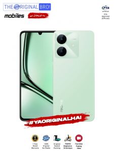 Realme Note 60x - 3GB RAM - 64GB Storage - PTA Approved - 12 Months Warranty - Green - The Original Bro Mobiles - TOB37